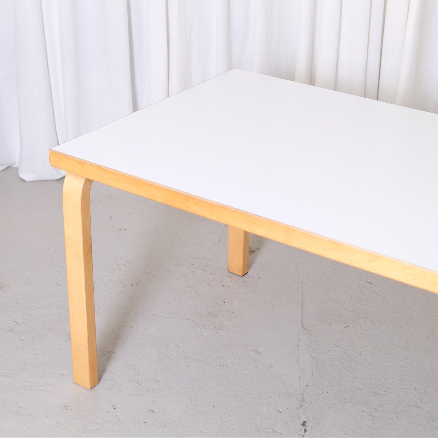 Artek 82A Table in White Laminate by Alvar Aalto