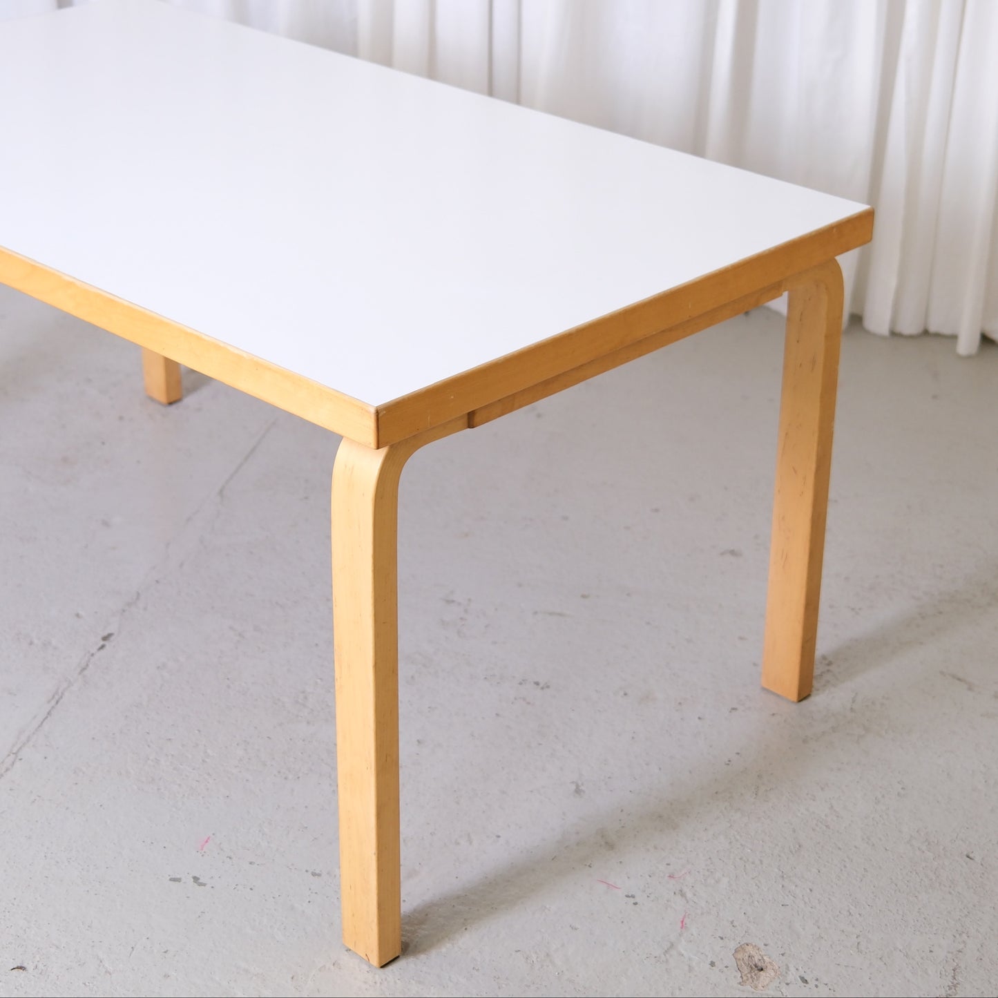 Artek 82A Table in White Laminate by Alvar Aalto