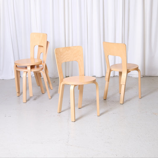 Alvar Aalto Chair 66 in Birch by Artek