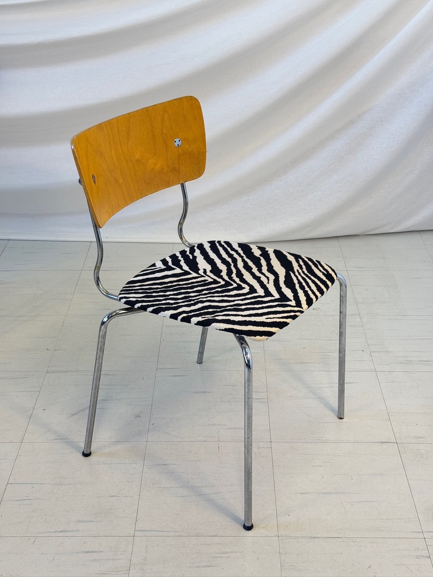 Vintage Zebra Chair