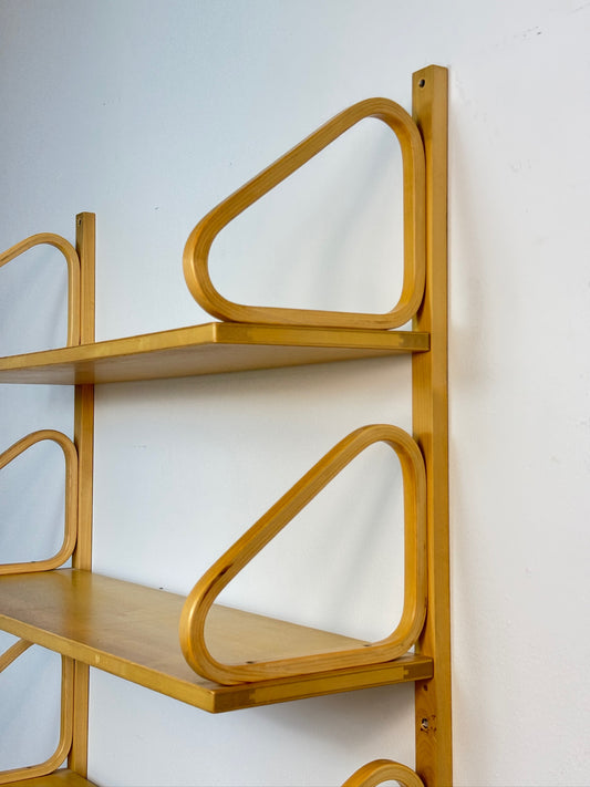 Alvar Aalto Wall Shelf 112B 3-Part