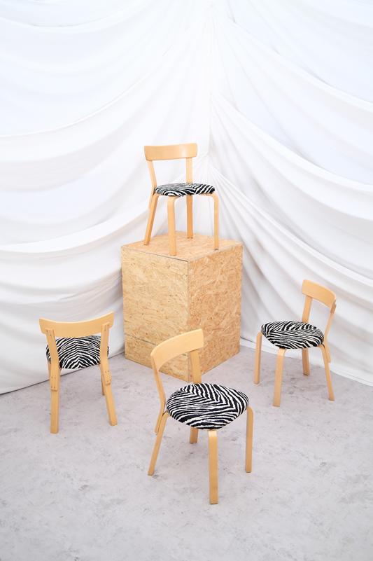 Artek 69 Chair by Alvar Aalto 2 pcs Available