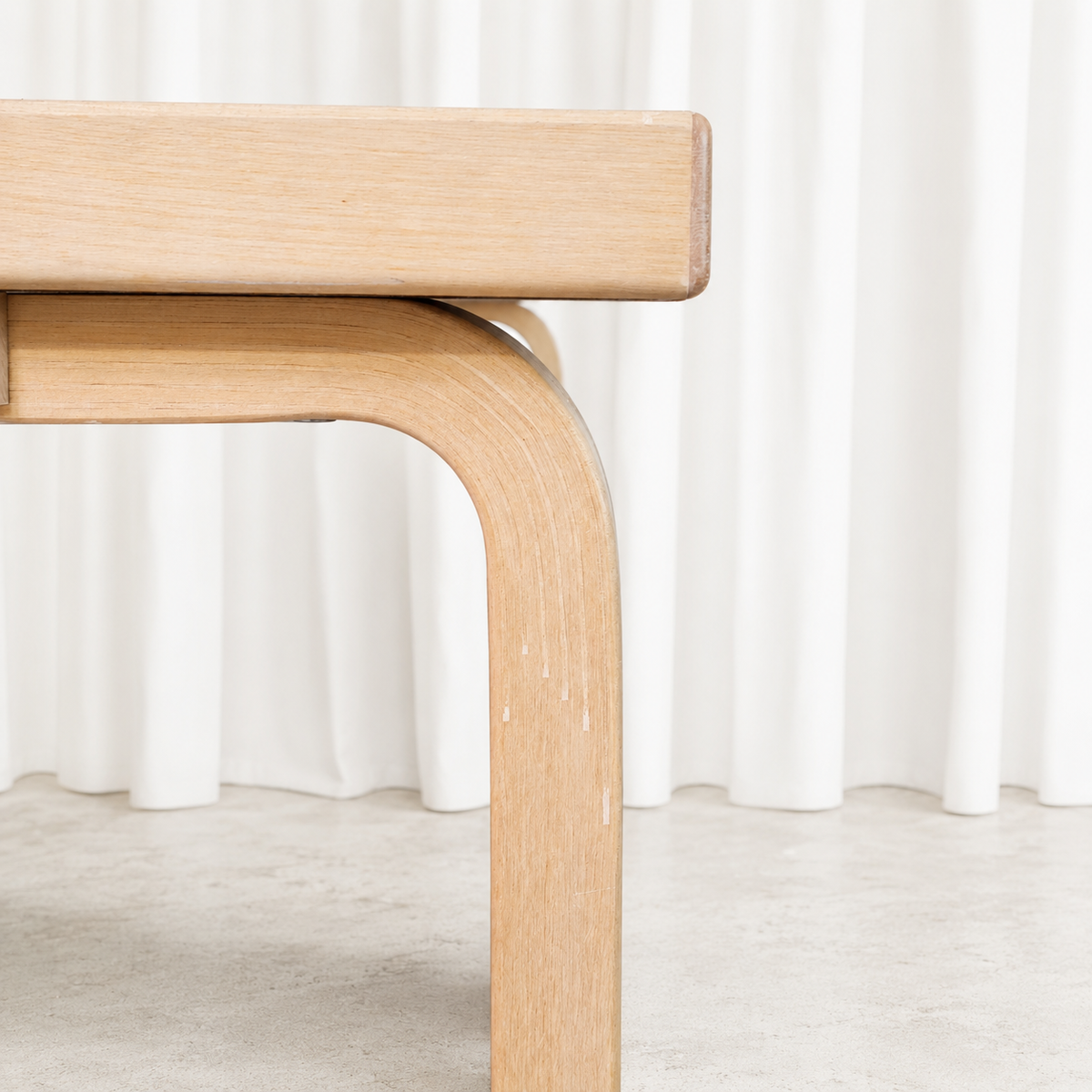 Artek 120x60 Table in White Laminate by Alvar Aalto