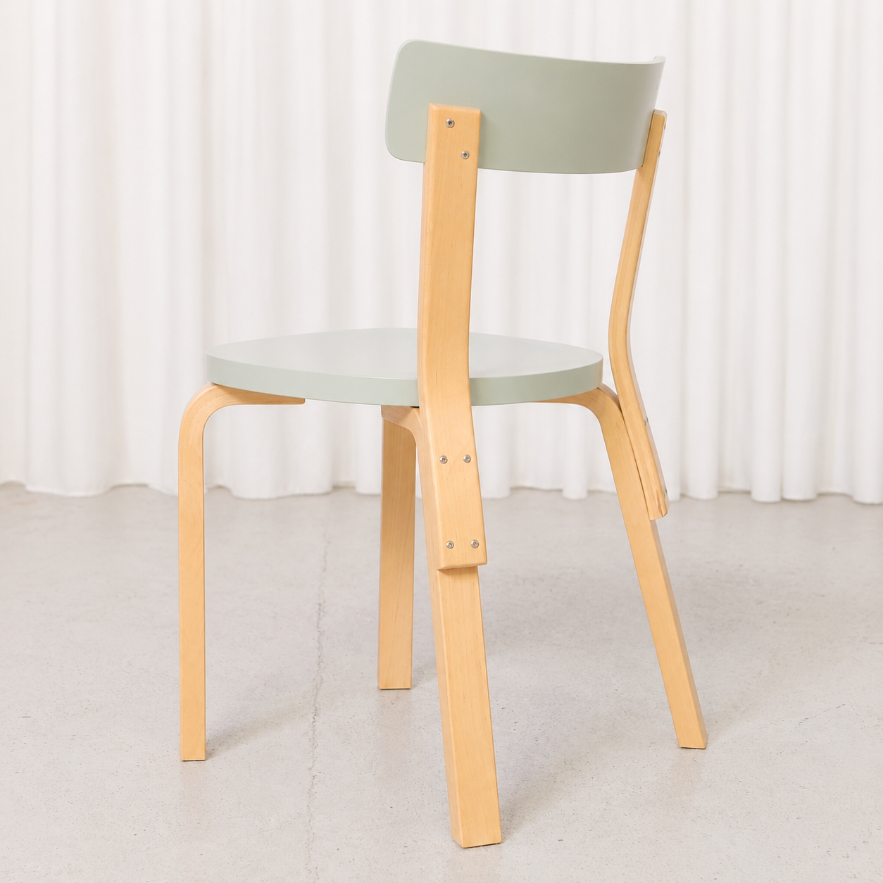Artek 69 Chair Mint Green by Alvar Aalto, 2014