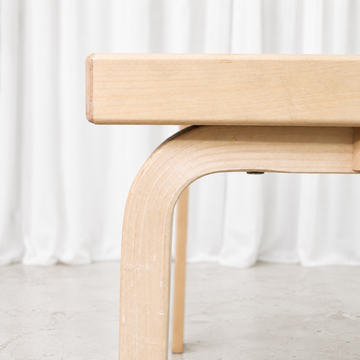 Artek 120x60 Table in White Laminate by Alvar Aalto