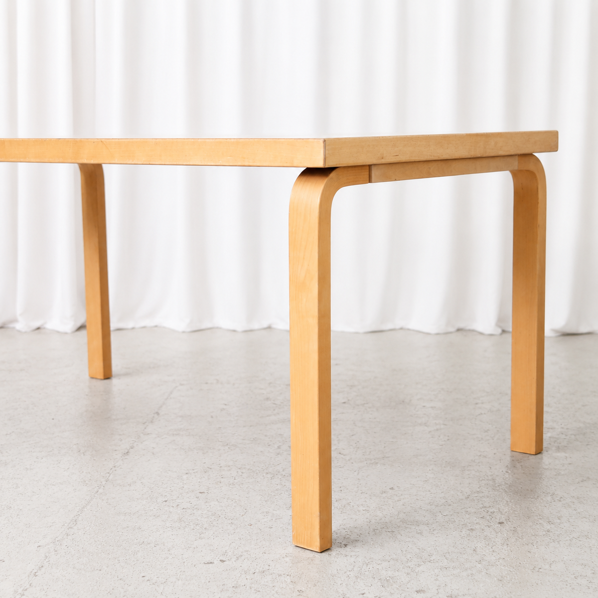 Artek 82A Table in White Laminate by Alvar Aalto