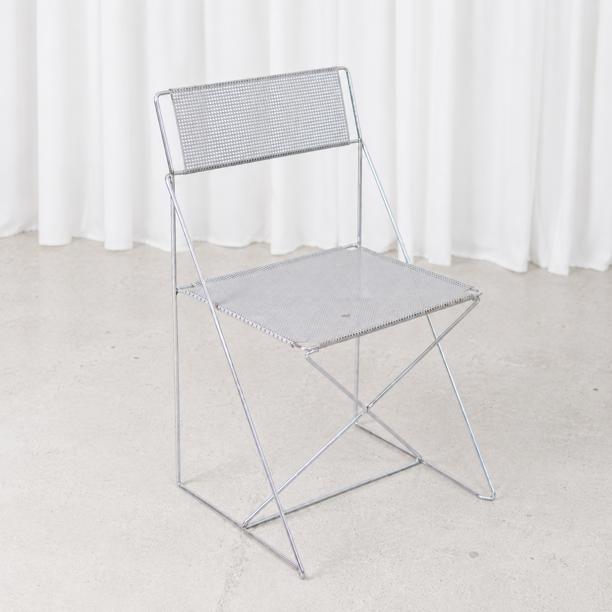 X-Line Chair by Niels Jørgen Haugesen for Hybodan, 1977