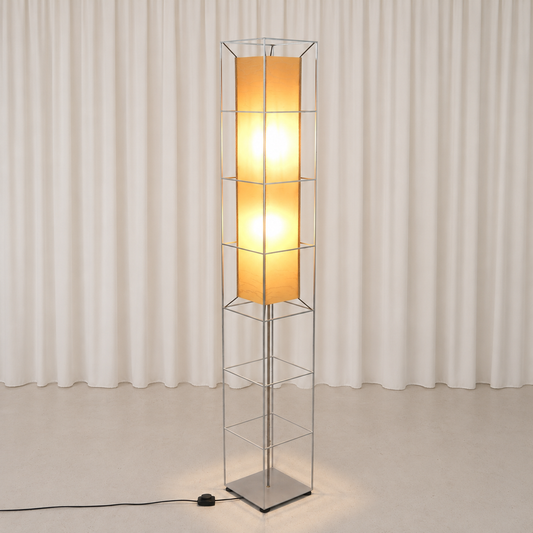 Vintage Brutalist Floor Lamp