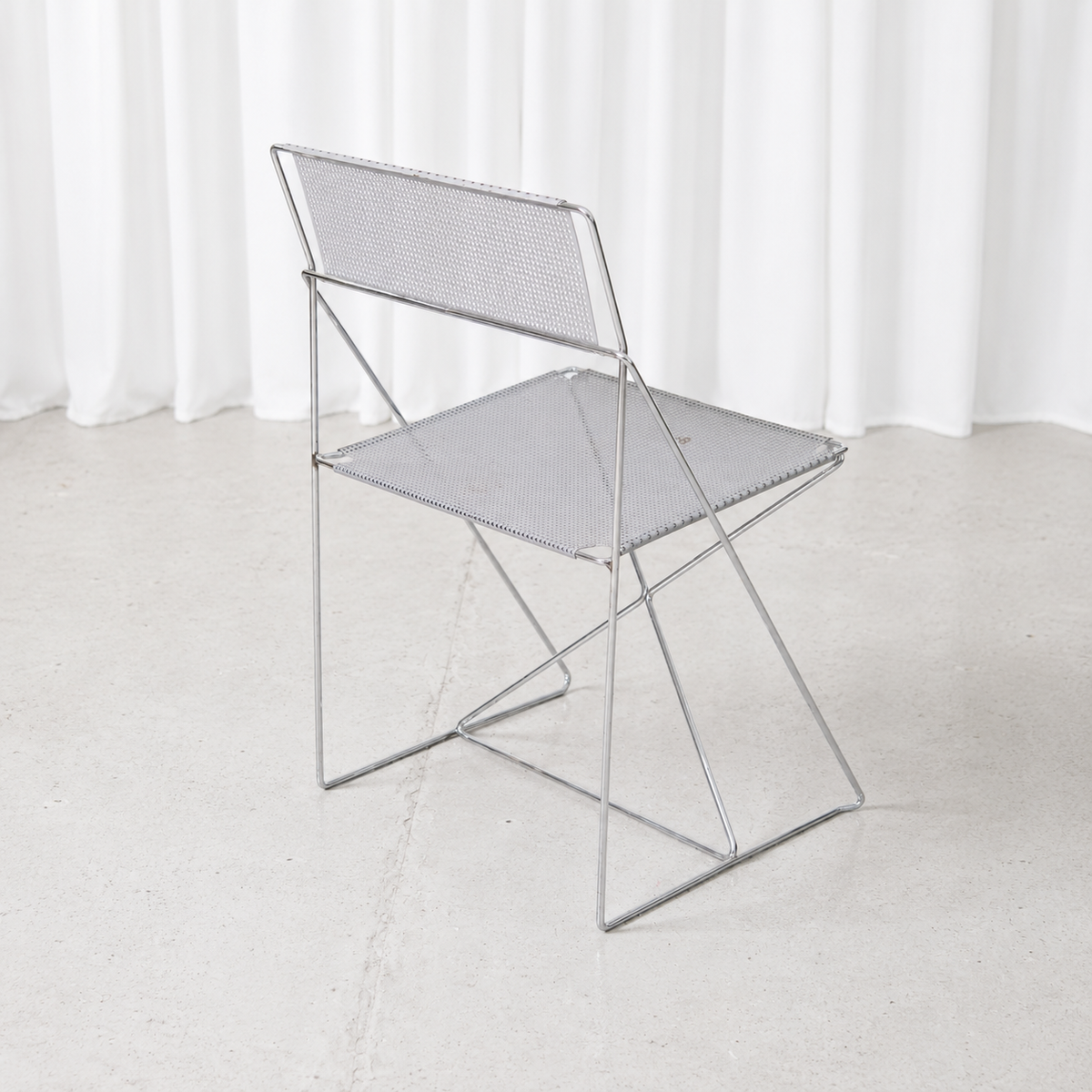 X-Line Chair by Niels Jørgen Haugesen for Hybodan, 1977