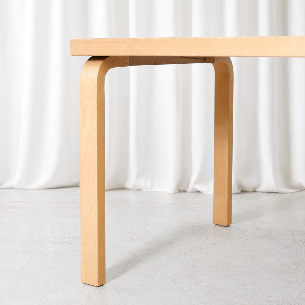 Artek 82A Table in White Laminate by Alvar Aalto
